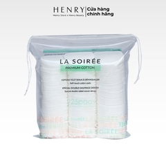 Bông Tẩy Trang La Soirée Premium Cotton 225 Miếng Tròn