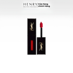 Son Kem YSL The Inks Vinyl Cream 5.5ml #425 Make Me Yours – Đỏ Cam Đất Cá Tính, Hiệu Ứng Bóng Mượt