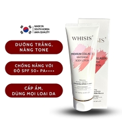 [Hàng Công Ty] Kem Dưỡng Thể Whisis Premium Collagen Whitening Body Lotion