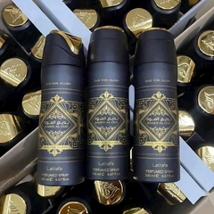 [Nắp Vàng] Xịt Thơm Toàn Thân Nam Lattafa Bade'e Al Oud - Oud For Glory 200ml