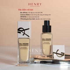 [Fullsize] Kem Nền YSL All Hours Glow Foundation 25ml Hiệu Ứng Căng Bóng, Rạng Rỡ Suốt 24H