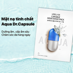 Mặt Nạ Lebelage Dr.Capsule Aqua Mask Pack 25ml – Cấp Nước Chuyên Sâu, Cho Da Mềm Mịn Căng Mướt