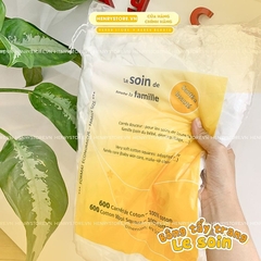 Bông Tẩy Trang Tetra Le Soin Laretat Pur Pháp (Gói 600 Miếng)