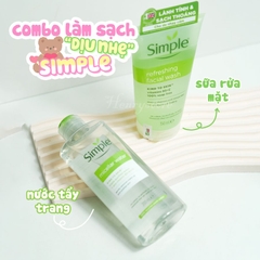Nước Tẩy Trang Simple Micellar Cleansing Water Chai 200ml