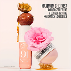 [Hàng Xách Tay] Xịt Thơm Tóc & Body Sol de Janeiro Cheirosa 91 Rosa Charmosa 90ml – Hương Hoa Hồng Thanh Lịch, Nữ Tính