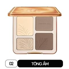 Phấn Tạo Khối 4 Ô Judydoll Highlight & Contour