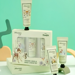 Set Kem Dưỡng Tay JM Solution Life Autumn Vanilla Disney (3x50ml) – Set Bambi Xanh, Hương Gỗ Ấm Áp