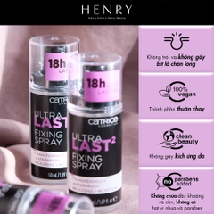 [Hàng công ty] Xịt Makeup Catrice Ultra Last 18H No Alcohol 50ml