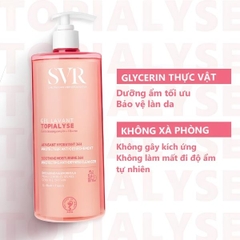 Sữa Rửa Mặt SVR Topialyse Hồng 400ml – Làm Sạch Dịu Nhẹ, Dưỡng Ẩm & Phục Hồi Hàng Rào Bảo Vệ Da