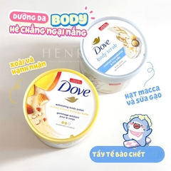 [Bản Mỹ] Tẩy Tế Bào Chết Dove Hương Hạnh Nhân & Bơ Xoài 298g Da Mịn Màng Như Em Bé