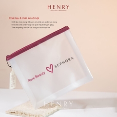 Túi Đựng Mỹ Phẩm Rare Beauty x Sephora – Thiết Kế Nhỏ Gọn, Tiện Dụng