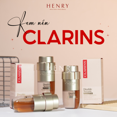 Kem Nền Dạng Serum Clarins Double Serum Foundation 30ml Tone LC1 & LC2 – Lớp Nền Căng Mịn, Tự Nhiên