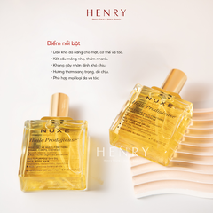 Dầu Dưỡng Đa Năng Nuxe Huile Prodigieuse Or Multi-Purpose Dry Oil 100ml – Dưỡng Ẩm, Nuôi Dưỡng Và Tạo Hiệu Ứng Lấp Lánh Sang Trọng