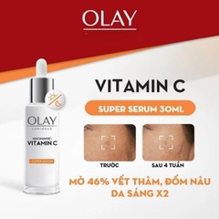Serum Olay Luminous Niacinamide + Vitamin C 30ml – Dưỡng Sáng, Hỗ Trợ Làm Mờ Thâm & Đều Màu Da