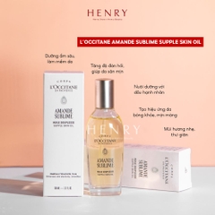 [Mẫu Mới] Dầu Dưỡng Thể Hạnh Nhân L'Occitane Amande Sublime Supple Skin Oil 100ml