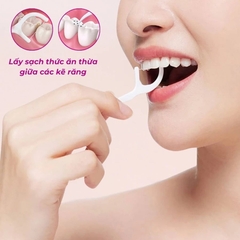 Tăm Chỉ Nha Khoa Marvis Dental Floss Toothpick (50 Cái) – Làm Sạch Kẽ Răng Hiệu Quả, Hơi Thở Tươi Mát Mỗi Ngày