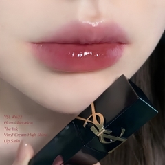 Son YSL The Inks Vinyl Cream #622 Plum Liberation – Son Kem Bóng Màu Hồng Mận Sang Trọng