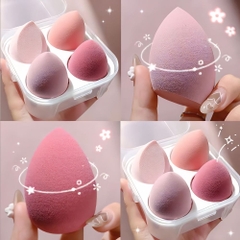 Hộp 4 Mút Trang Điểm Đa Năng Cho Lớp Nền Mịn Mượt Hoàn Hảo