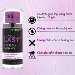 [Hàng công ty] Xịt Makeup Catrice Ultra Last 18H No Alcohol 50ml