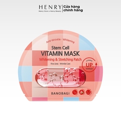 Mặt Nạ Banobagi Stem Cell Vitamin Mask 30ml Công Nghệ Tế Bào Gốc Thực Vật & Vitamin 50.000ppm