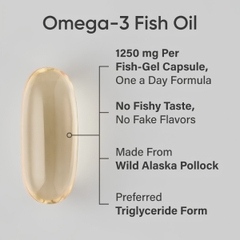 Viên Uống Dầu Cá Sports Research Triple Strength Omega-3 Fish Oil 150 Viên – Bổ Sung Omega-3 EPA & DHA