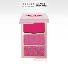 [Fullsize] Bảng Phấn Má Hồng ONE/SIZE Cheek Clapper 3D Blush Trio Palette – Bộ Ba Má Hồng Đa Hiệu Ứng Cho Gương Mặt Rạng Rỡ