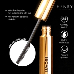 Mascara Browit By Nongchat My Everyday, Mi Cong Dài, Kháng Nước Đỉnh Cao