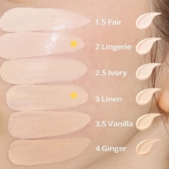 Cushion Clio Kill Cover Mesh Glow SPF50+, PA++++ #2BP Lingerie, #3BY Linen (Vuông Hồng, kèm 1 lõi))