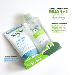 Set Làm Sạch Da Toàn Diện Simple Nước Tẩy Trang 200ml & Sữa Rửa Mặt 150ml