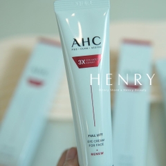 Kem Dưỡng Hỗ Trợ Trẻ Hóa Da Mặt Và Mắt AHC 3X Collagen Exoert Full Lift Eye Cream For Face 40ml