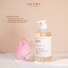 Set Sữa Tắm Jmella No.2 1000ml + Bông Tắm – Sữa Tắm Hương Nước Hoa Pháp, Dưỡng Ẩm Mềm Mịn Da