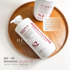 [Tặng Sữa Rửa Mặt Cao Cấp] Combo Gội + Xả Sena Nature 1000ml x 2 Giúp Phục Hồi Tóc Hư Tổn