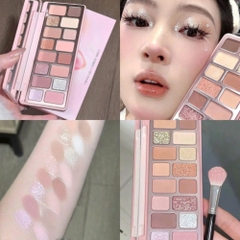 Bảng Phấn Mắt 16 Ô Qianyan Cheeryep True Colors Staring 14.5g