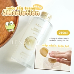 [500ml/ 850ml] Nước Tẩy Trang JM Solution Prime Gold Cleansing Water Sạch Sâu & Trẻ Hóa Da