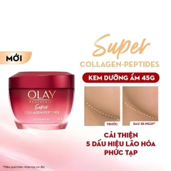 Kem Dưỡng Olay Super Collagen Peptides 45g – Dưỡng Ẩm, Hỗ Trợ Săn Chắc & Cải Thiện Dấu Hiệu Lão Hóa
