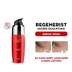 Serum Olay Regenerist Micro-Sculpting Super Serum 50ml – Dưỡng Ẩm, Hỗ Trợ Săn Chắc & Cải Thiện Dấu Hiệu Lão Hóa