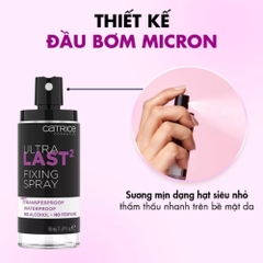 [Hàng công ty] Xịt Makeup Catrice Ultra Last 18H No Alcohol 50ml
