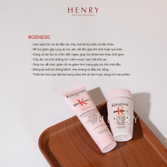 Set Gội Xả Kérastase Genesis Mini Size 30ml x 2 – Hỗ Trợ Giảm Gãy Rụng, Nuôi Dưỡng Tóc Chắc Khỏe