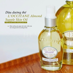 Dầu Dưỡng Thể Hạnh Nhân L'Occitane Almond Supple Skin Oil 100ml Bí Quyết Cho Làn Da Mướt Mịn Như Nhung