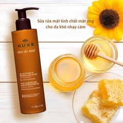 NUXE Rêve de Miel Face and Body Ultra-Rich Cleansing Gel 400ml – Gel Rửa Mặt & Tắm Toàn Thân Cho Da Khô, Nhạy Cảm