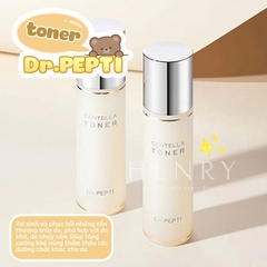 [Hàng công ty] Nước Hoa Hồng Rau Má Dr.Pepti Centella Toner Ex 180ml