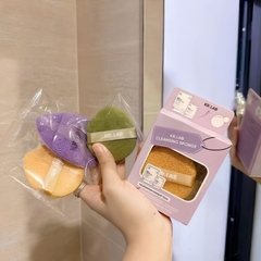 Hộp 3 Miếng Rửa Mặt Bọt Biển KR.LAB Cleansing Sponge – Làm Sạch Dịu Nhẹ, Mềm Mại Cho Mọi Loại Da