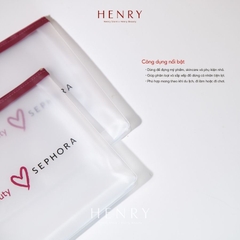 Túi Đựng Mỹ Phẩm Rare Beauty x Sephora – Thiết Kế Nhỏ Gọn, Tiện Dụng