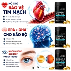 Viên Uống Dầu Cá Sports Research Triple Strength Omega-3 Fish Oil 150 Viên – Bổ Sung Omega-3 EPA & DHA
