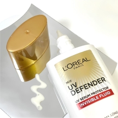 Kem Chống Nắng L'Oréal Paris X20 UV Defender Serum Invisible Fluid SPF50+ PA++++ 50ml – Chống Nắng Phổ Rộng, Mỏng Nhẹ Như Serum
