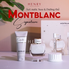 Set Nước Hoa & Dưỡng Thể Montblanc Signature Gift Set (3 Món)