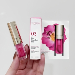 Dầu Dưỡng Môi Clarins Lip Comfort Oil #02 Raspberry 7ml – Dưỡng Ẩm, Tạo Độ Bóng Căng Mọng Với Sắc Hồng Tự Nhiên