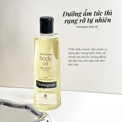 Dầu Dưỡng Thể Sáng Mịn Da Neutrogena Body Oil Light Sesame Formula 250ml