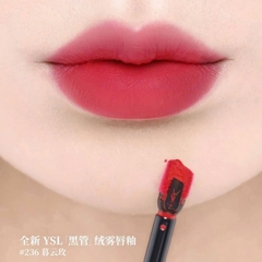 Son Kem YSL The Inks Blur màu 236 5.5ml – Sắc Hồng Đỏ Thời Thượng, Mềm Môi Chuẩn Pháp