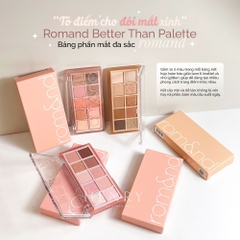 [Màu 00 - 13] Bảng Phấn Mắt 10 Ô Siêu Lấp Lánh Romand Better Than Eye Palette